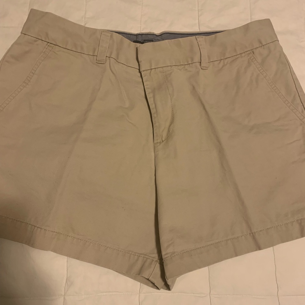 Tommy Hilfiger Sz 12 Chino Shorts Cotton Front Zip